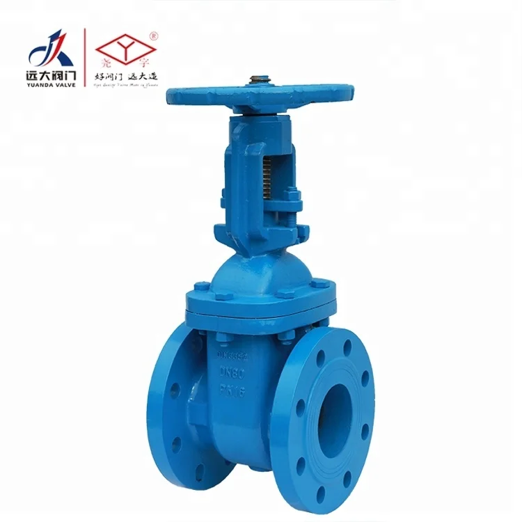 DIN CAST IRON METAL SEATED OS&Y GATE VALVE