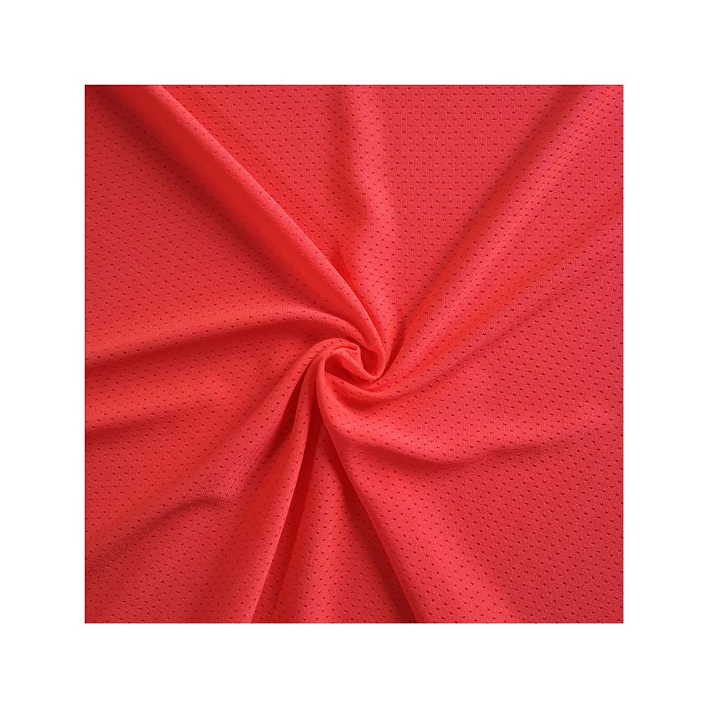 China fabric distributor 140G breathable weft knitting polyester quick fry fabric finish for sports apparel wear RTS PS1Y07