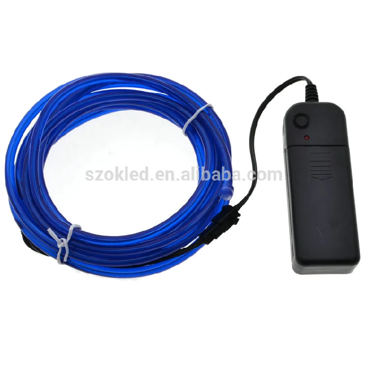 5MM EL wire flexible Neon Light Dance Party Decor Car Lights EL Neon lamp Flexible EL Wire