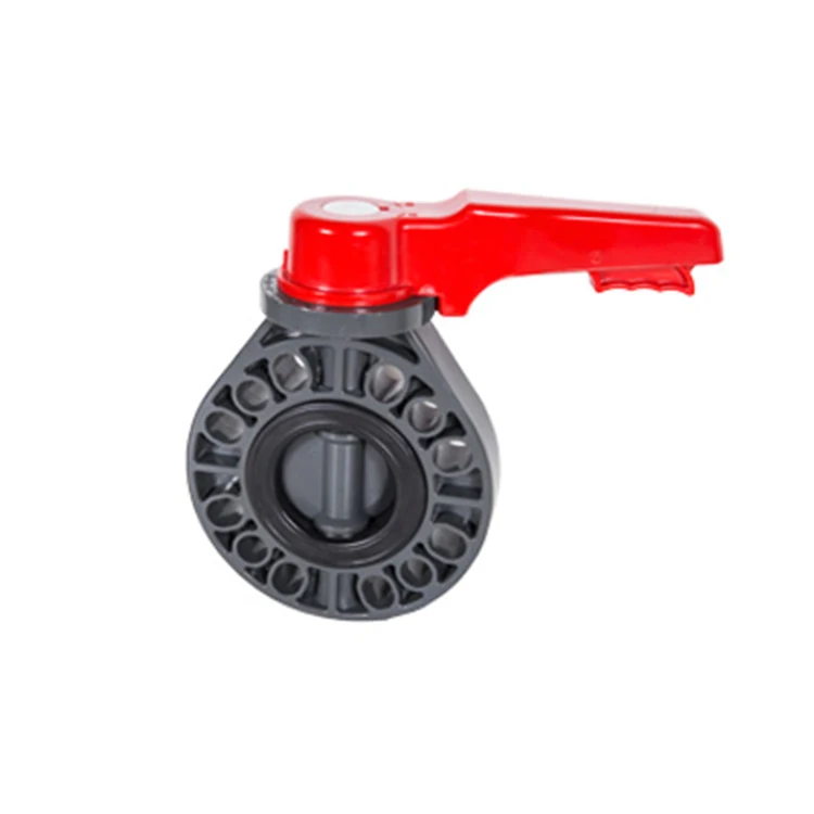 DN50 DN 50 DN65 DN80 DN100 DN150 2 3 4 6 Inch Handle Spring Loaded Manual Plastic PVC FRPP PPH CPVC PVDF UPVC Butterfly Valve