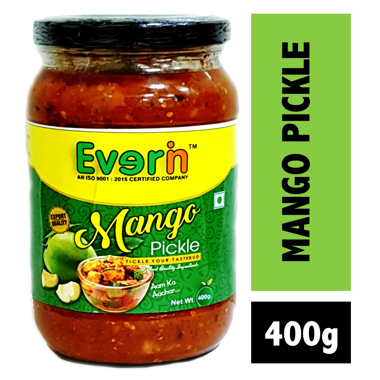 
MANGO PICKLE 400gm Glass Jar 
