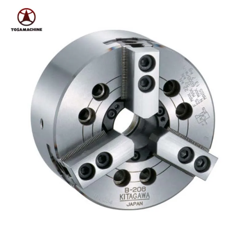 Kitagawa B-204 3-jaw style power chuck World renowned standard Large through-hole high-speed power chuck for large diameter