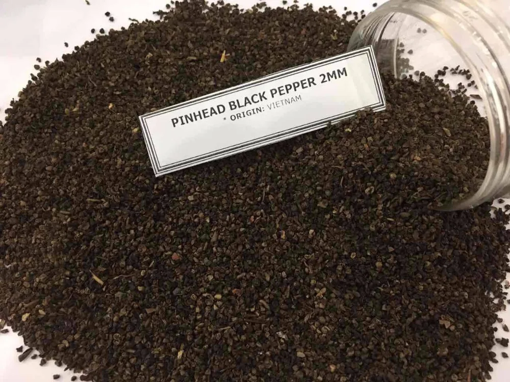 Hot Selling VIETNAM BLACK PEPPER PINHEAD 1.5 MM GOOD RATE High Quality For Middle East Market