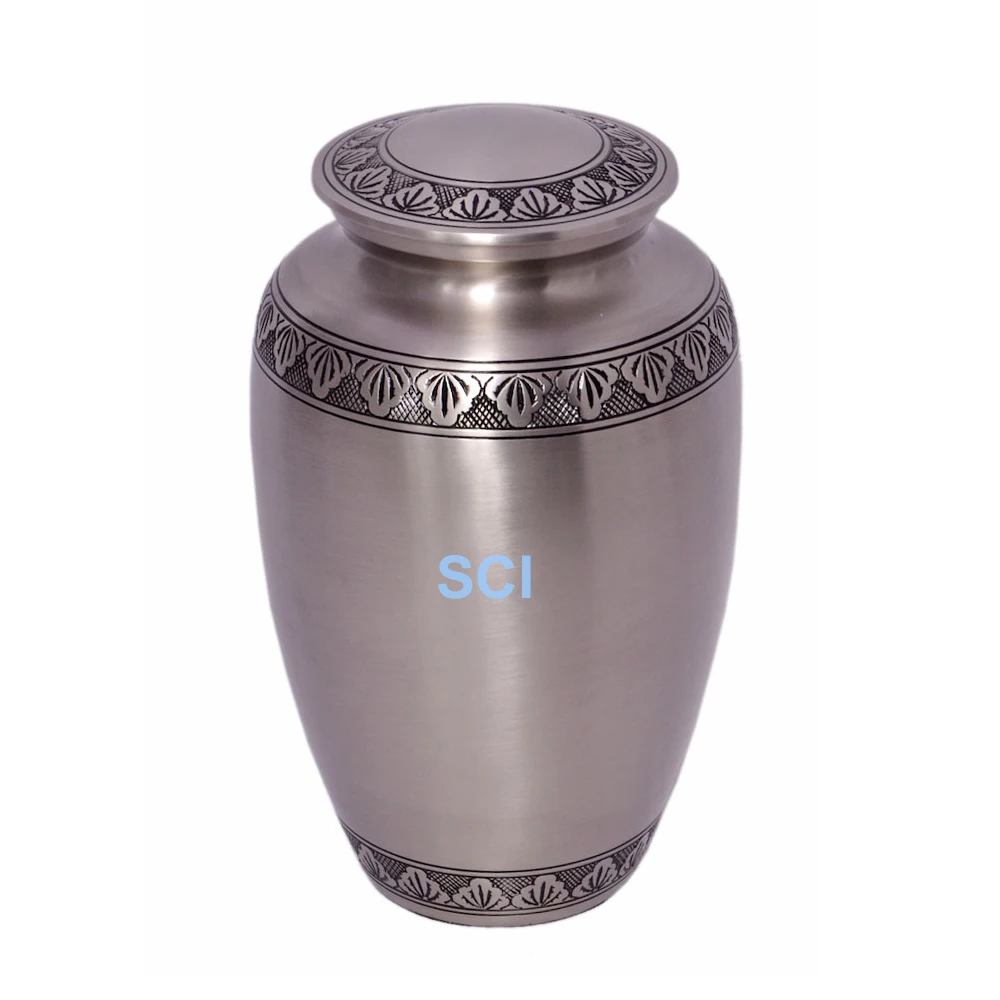 New Design Classic pewter cremation urns Handmade Made In India Direct OEM Factory Sale