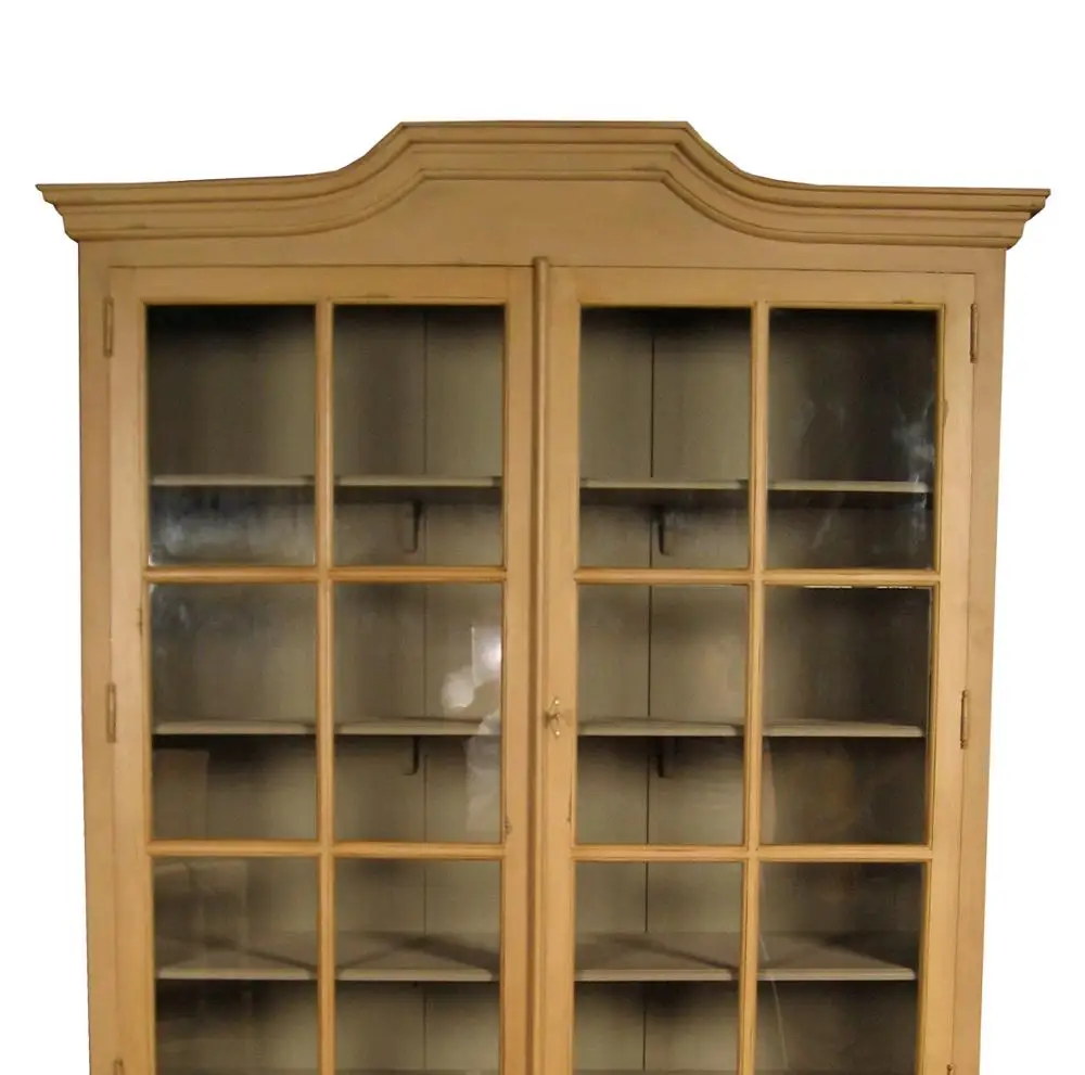 French Bookcase Furniture 2 Glass Doors