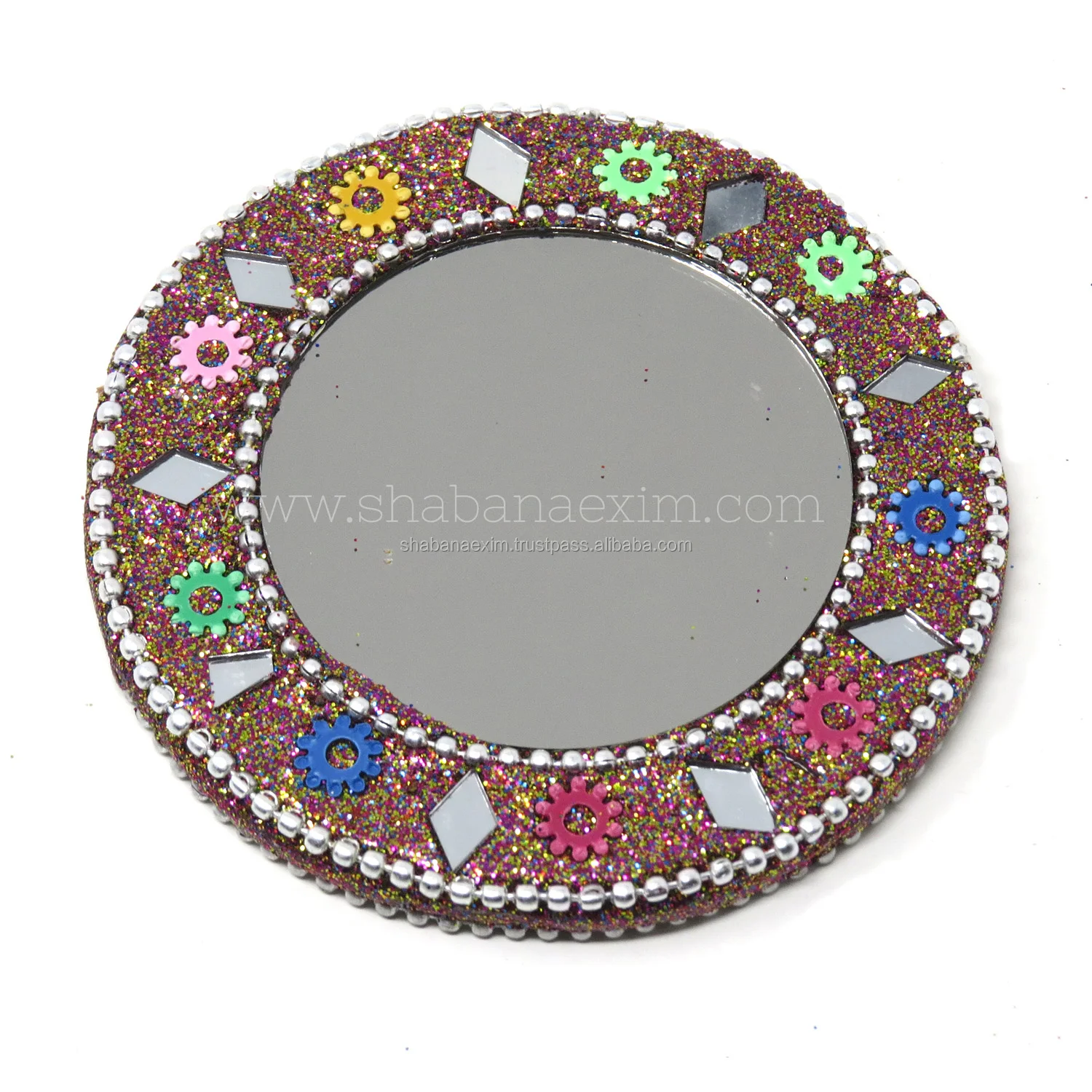 Wholesale Cosmetic Makeup Mirrors Compact Small Round Pocket Mirrors