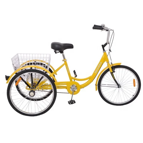 
2019 24 inch 7 speed folding adult tricycle / trike / three wheel cargo cheap tricycle bike for sale 