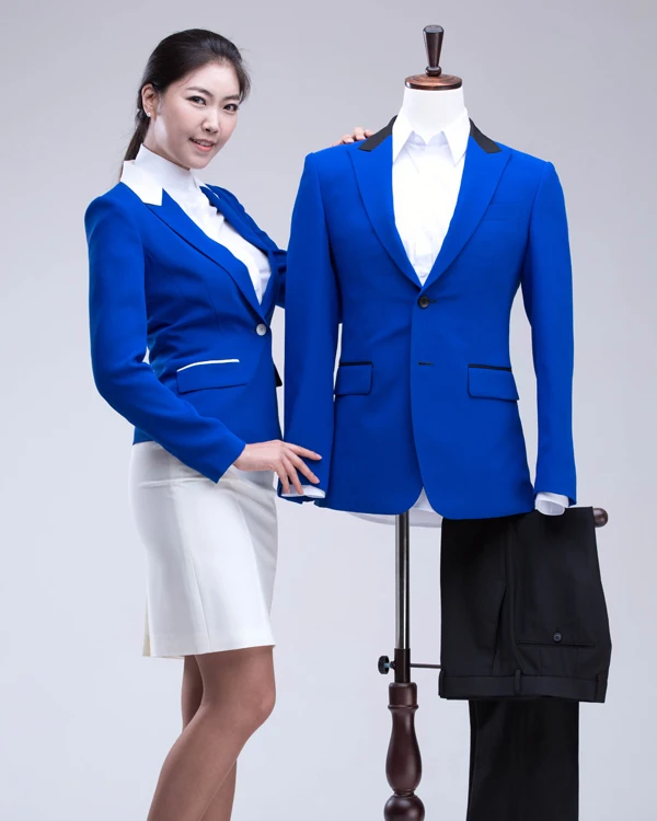 
Women Men Uniform Suit Jacket Blazer Shirt Skirt Pants CO0383 