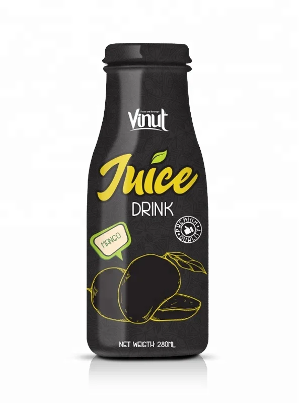 Best Price Glass bottle fruit juice - fresh papaya Juice Drink 280ml Health Drink From Vietnam