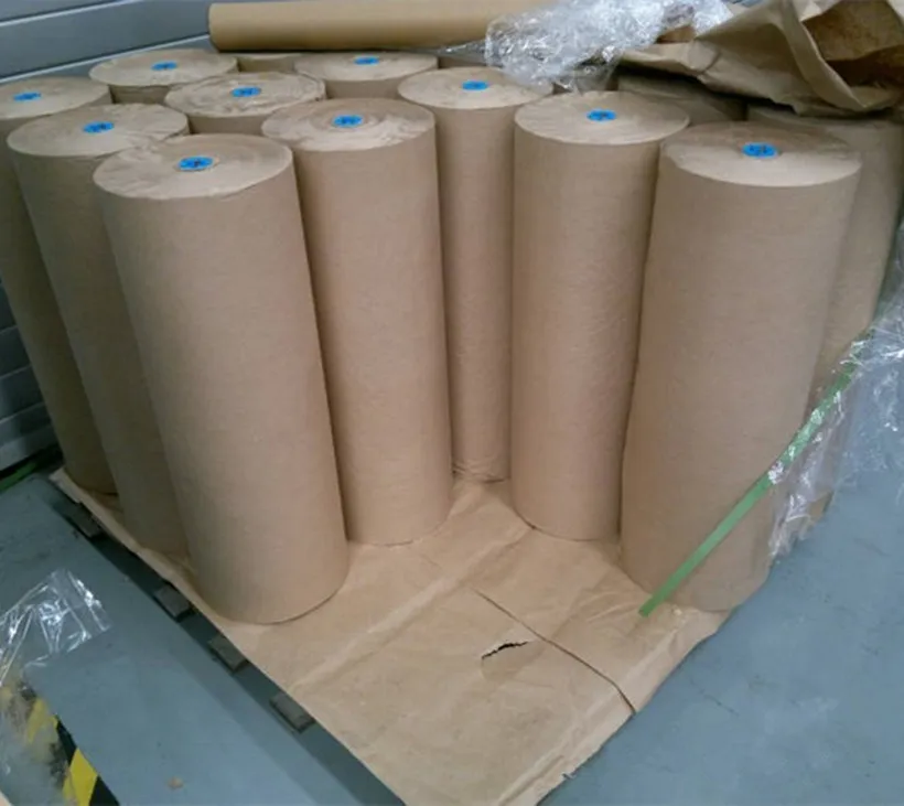 Kraft Auto Painting Masking Paper Roll Water Resistant Brown Paper Moisture Proof Virgin Wood Pulp Quality