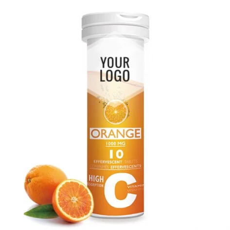 NUTRALAB CANADA 10 TABLETS VITAMIN C SKIN WHITENING EFFERVESCENT TABLETS