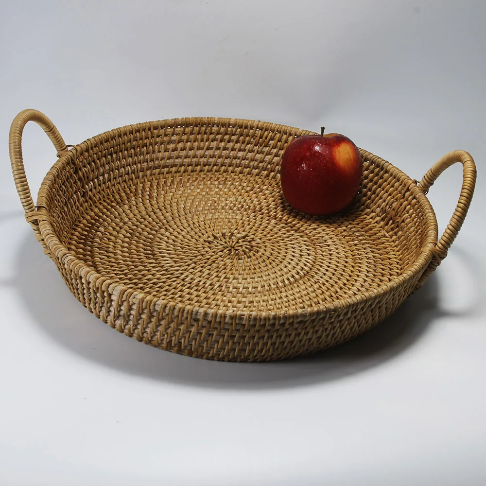 Vietnam Eco-friendly Natural Rattan Basket Wicker Water Hyacinth Basket With Customized Size