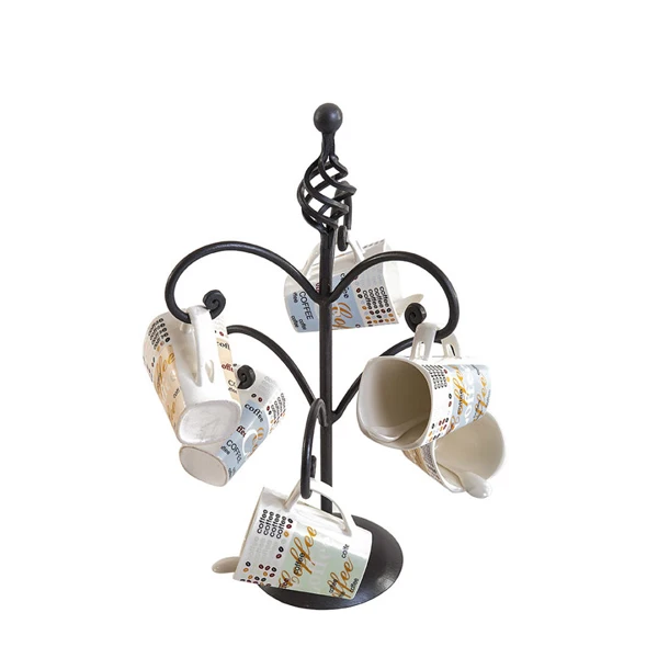 Modern Metal Iron Mug Cup Stand