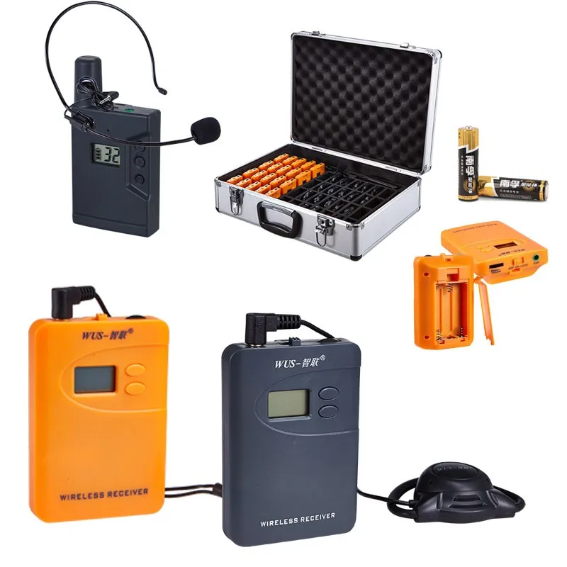 2.4ghz digital wireless tourguide system for Italy museum  visiting