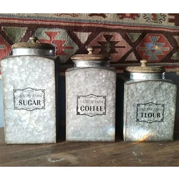 UNIQUE KITCHEN STORAGE CANISTER WITH WOOD LID HOT SELLING CANISTER WITH WOOD LID UNIQUE CANISTER WITH WOOD LID