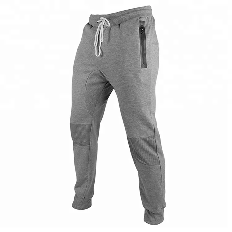 Sweatpants with zipper pockets in pima cotton fabric