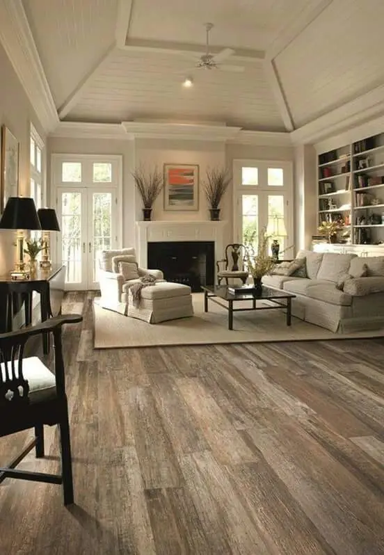 China factory country style solid wood flooring