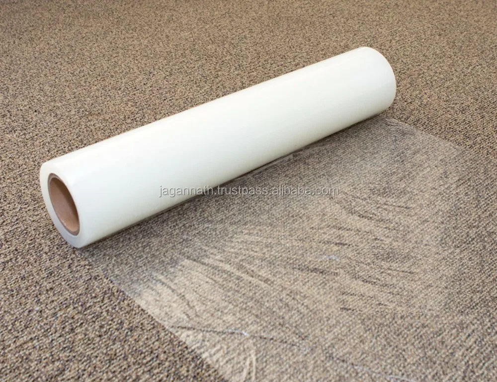 PE Film Base Acrylic Adhesive High Quality No Transfer Carpet Protection Tape