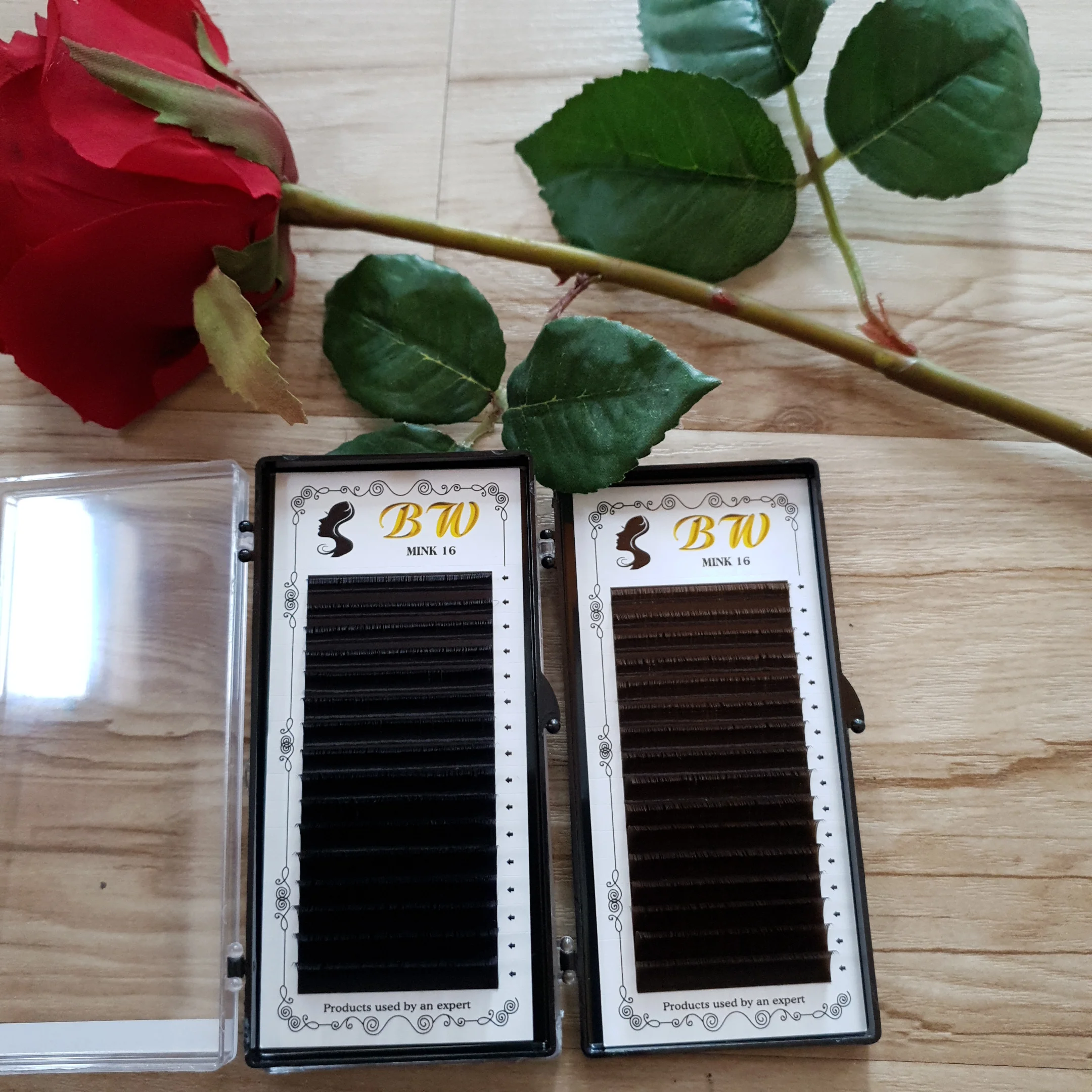 
hot sale!!! Super black fiber mink & silk eyelash extension tray good quality Korea of the manufacturing in Vietnam 