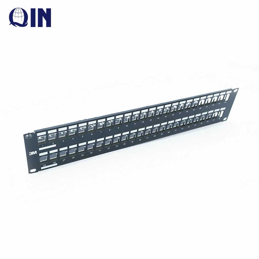 3M 48 Port blank Patch Panel FTP Cat5e CAT6 LSA IDC
