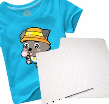 Self weeding NO cut A4 a3 dark textile heat transfer paper