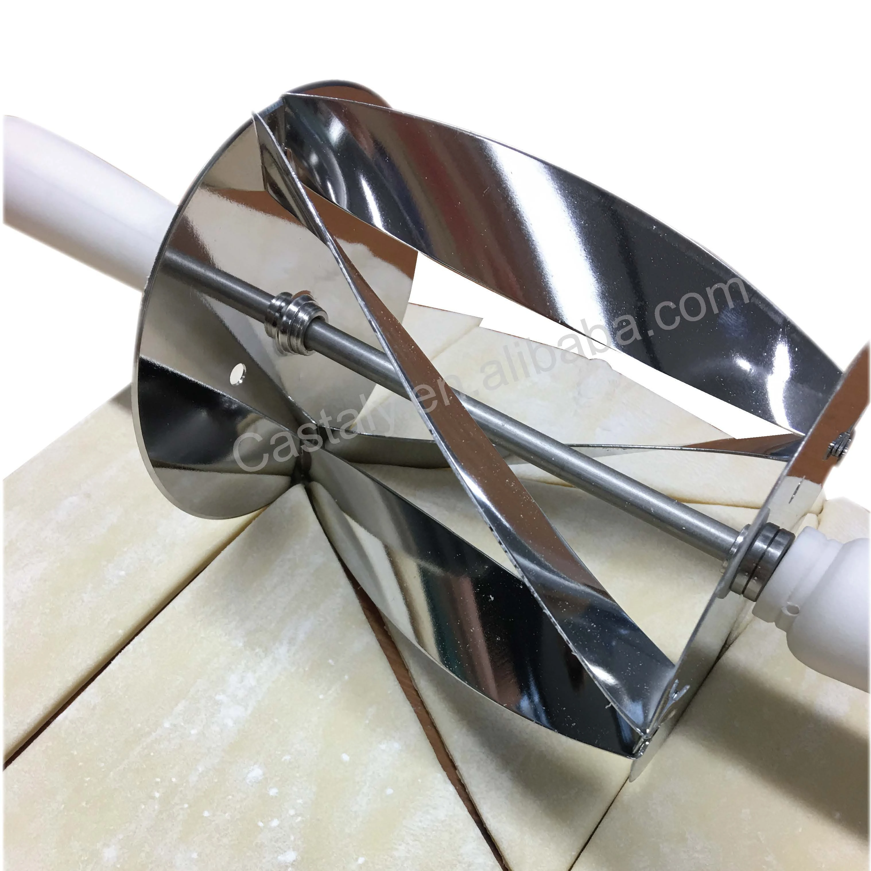 Stainless Steel Bakeware Croissant Pastry Roller Knife Rolling Tool