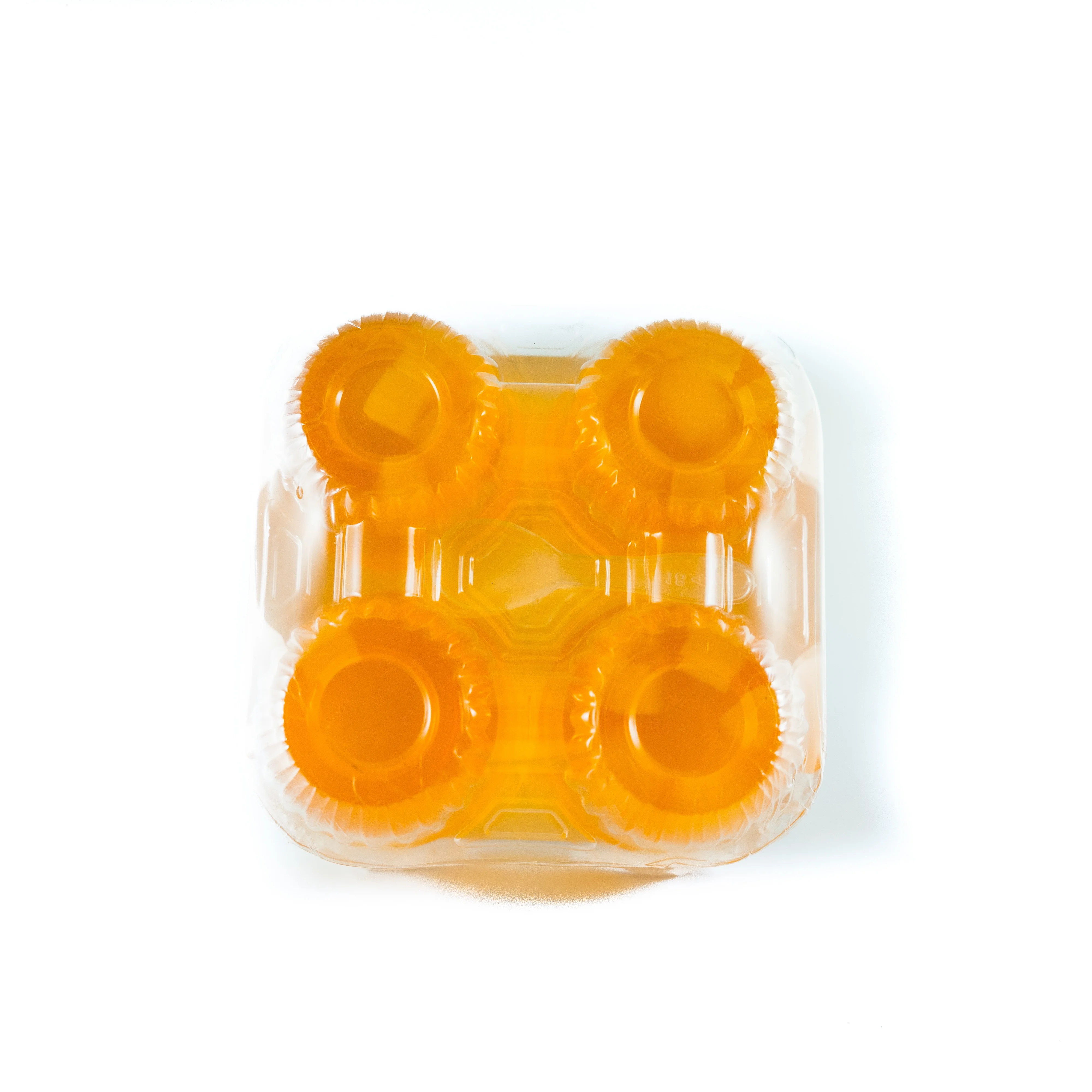 
ODM/OEM Malaysia Halal ISO 96 cups x 108g PP Cups Delicious Nata de Coco Orange Fruit Jelly 