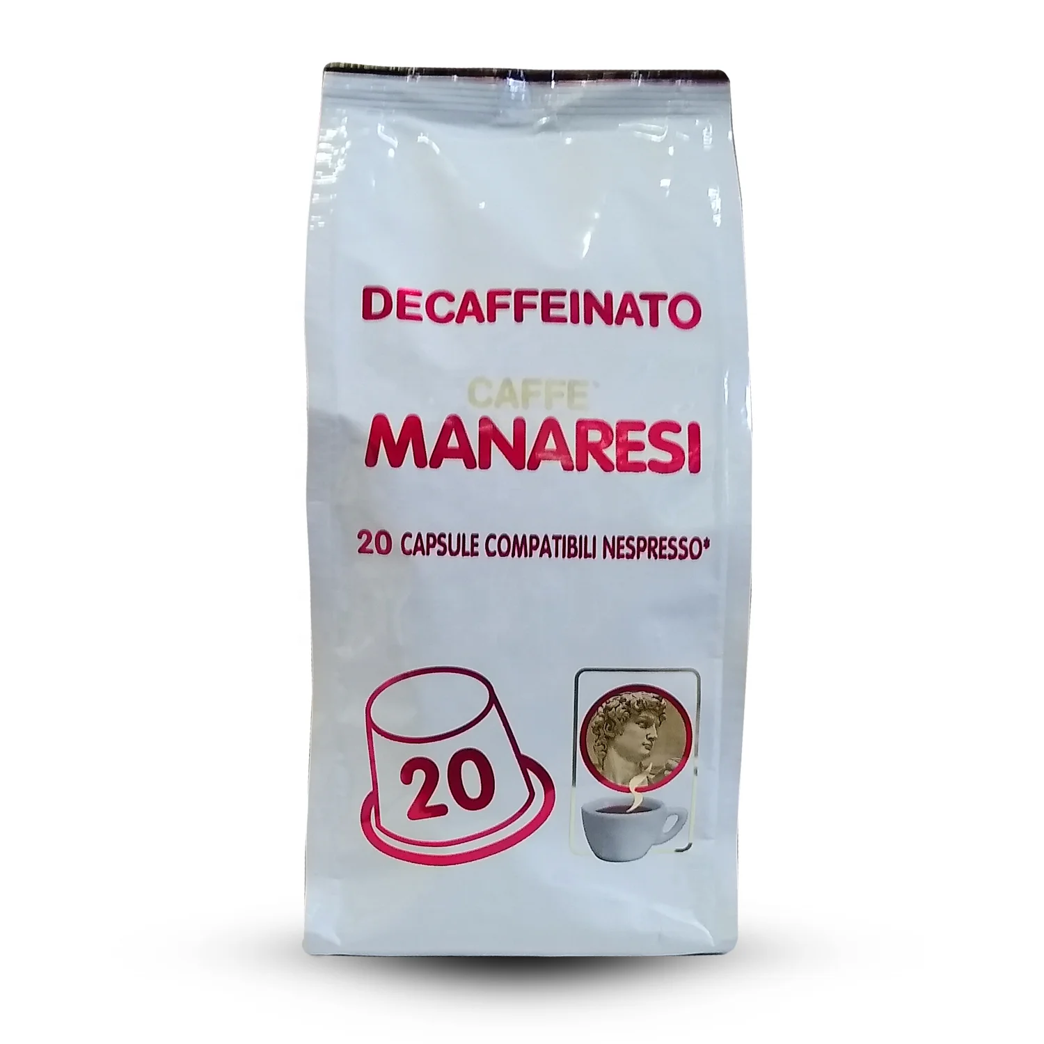 
Made in Italy Nespresso compatible capsules decaffeinated coffee 