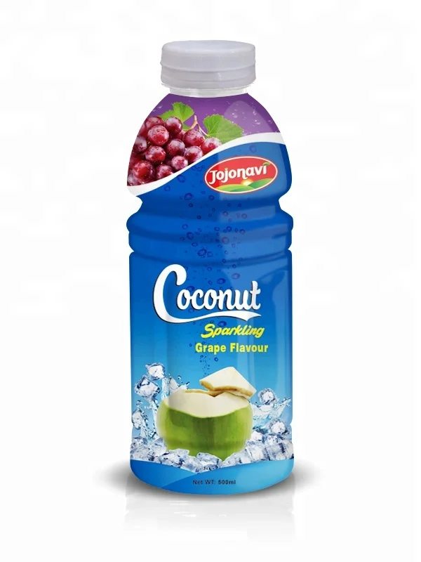 Coconut Water with Sparkling Mango Flavour, 500ml Aluminium Can, Wholesale Price, OEM ODM, Vietnam Beverage Manufacturer