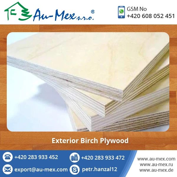 Hard Surface Exterior Birch Plywood at Affordable Price