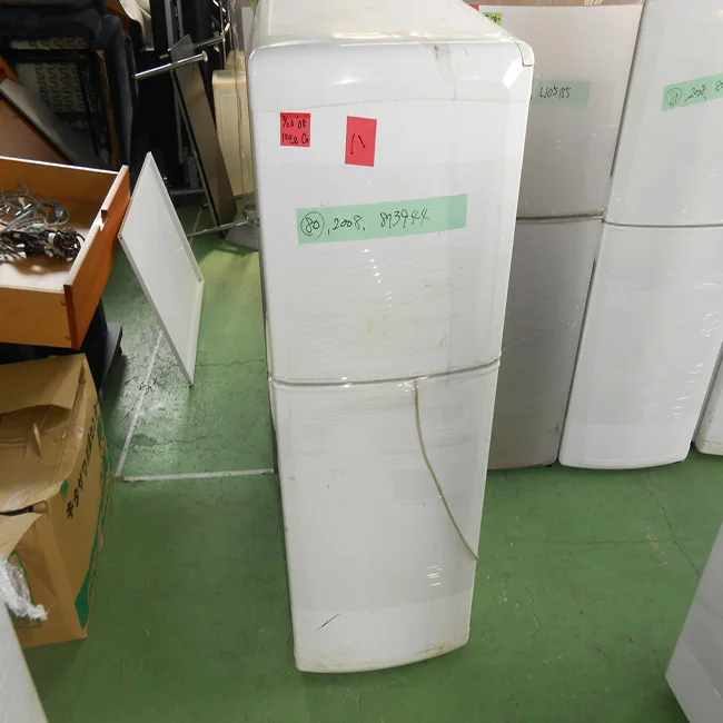 Japanese brand used double door domestic refrigerator home