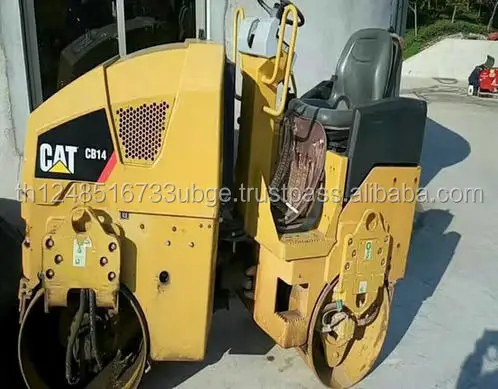 
used road roller cat CB14 with low price and good working condition  (50035695675)