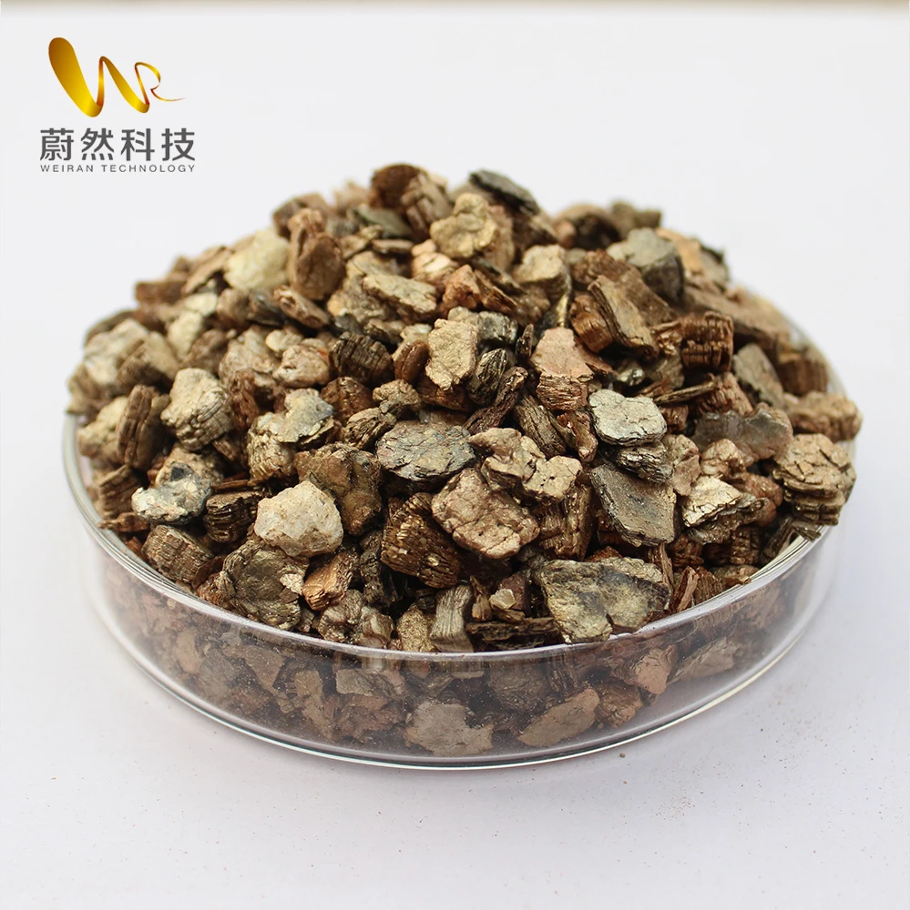 Золотистый Расширенный вермикулит 3-6 мм для садоводства и саженцев