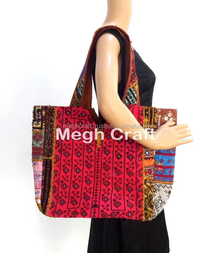Kutch Kuchi Bohemian Banjara Jhola Bags/patchwork Bags/vintage Bags -Colorful Bohemian Bags-Tribal Bohemian banjara Shoulder bag