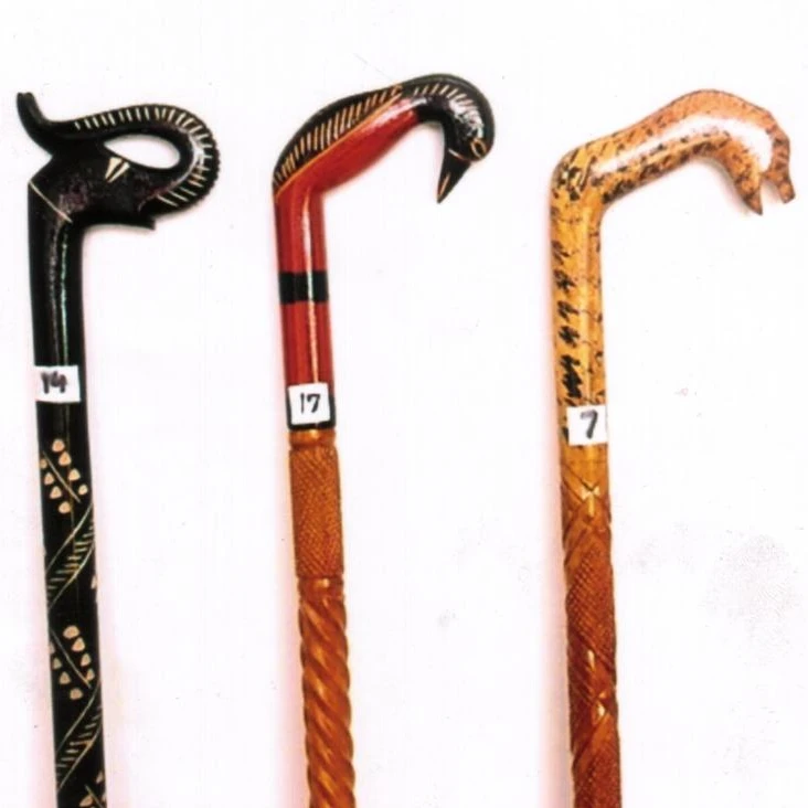 Wooden Walking Sticks with wooden Animal and birds handle / wooden walking canes Bird handles / Elderly wooden walking sticks