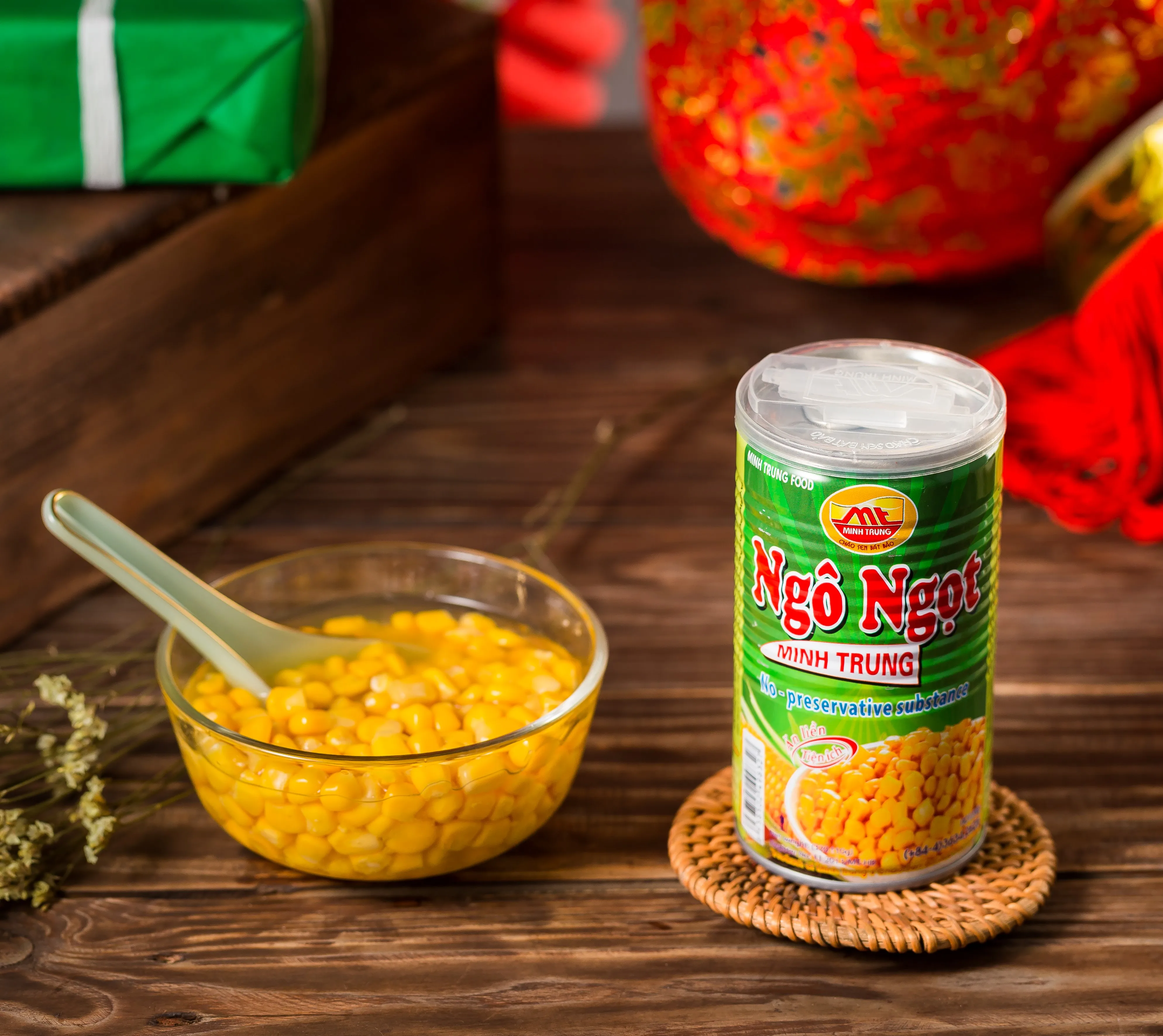 
 Свежая консервированная сладкая кукуруза лучшего качества 340 г из вьетнама  