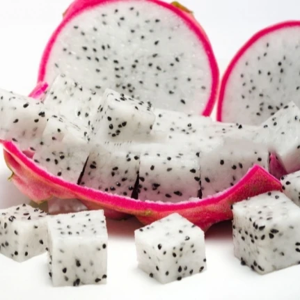 Замороженный красный/белый куб фруктов дракона IQF, импортированный из целлюлозы Стандартный // Маргаритка Ms