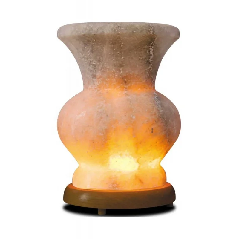 Himalayan Rock SALT VASE SHAPE Candle Holder/Crystal Tealight Holder
