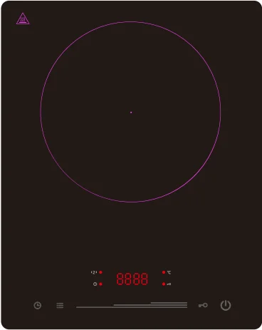 Ультратонкая Водонепроницаемая Индукционная горелка 220 В CE 45 мм с горкой