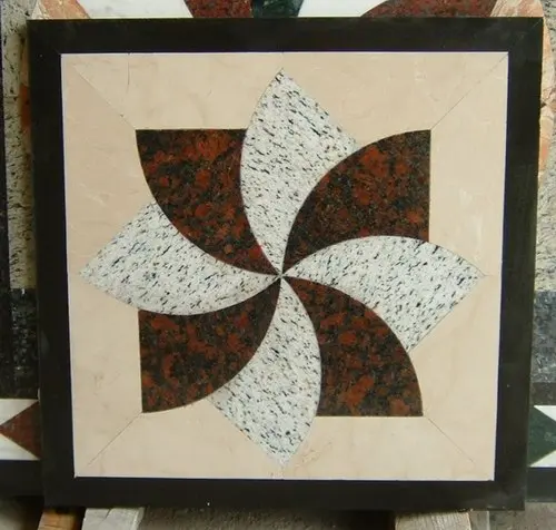 
Water jet marble floor medallion decorations medaillon en marbre 