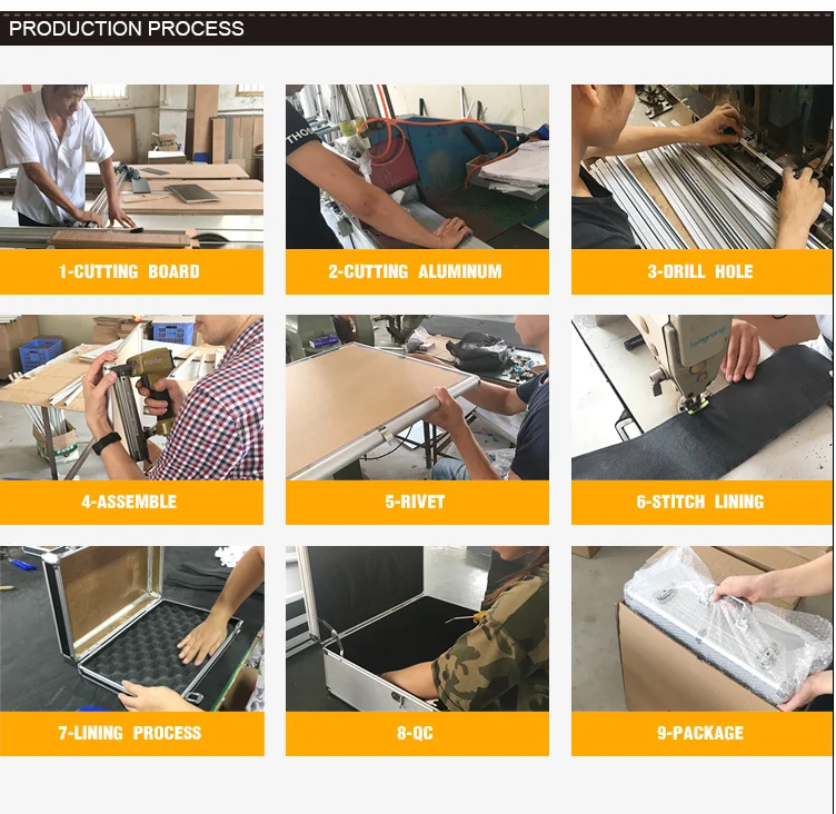 Factory price Lockable Hard Aluminium 55 Inch Single Plasma LCD LED TV Flight Case