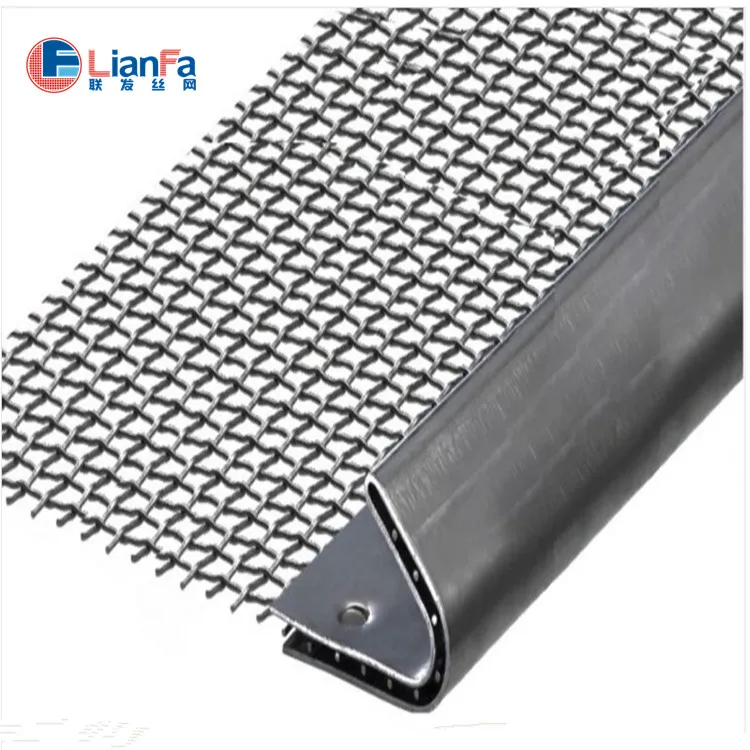 vibrating screen mesh China factory crimped wire mesh mining sieving screen mesh