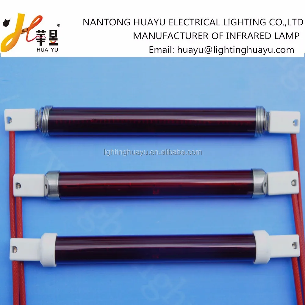 Heat Red Bulb Infrared Ruby Quartz Tube