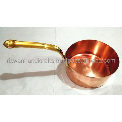 
Material Cookware Type Round Copper Saucepan Pure Sauce Pan 
