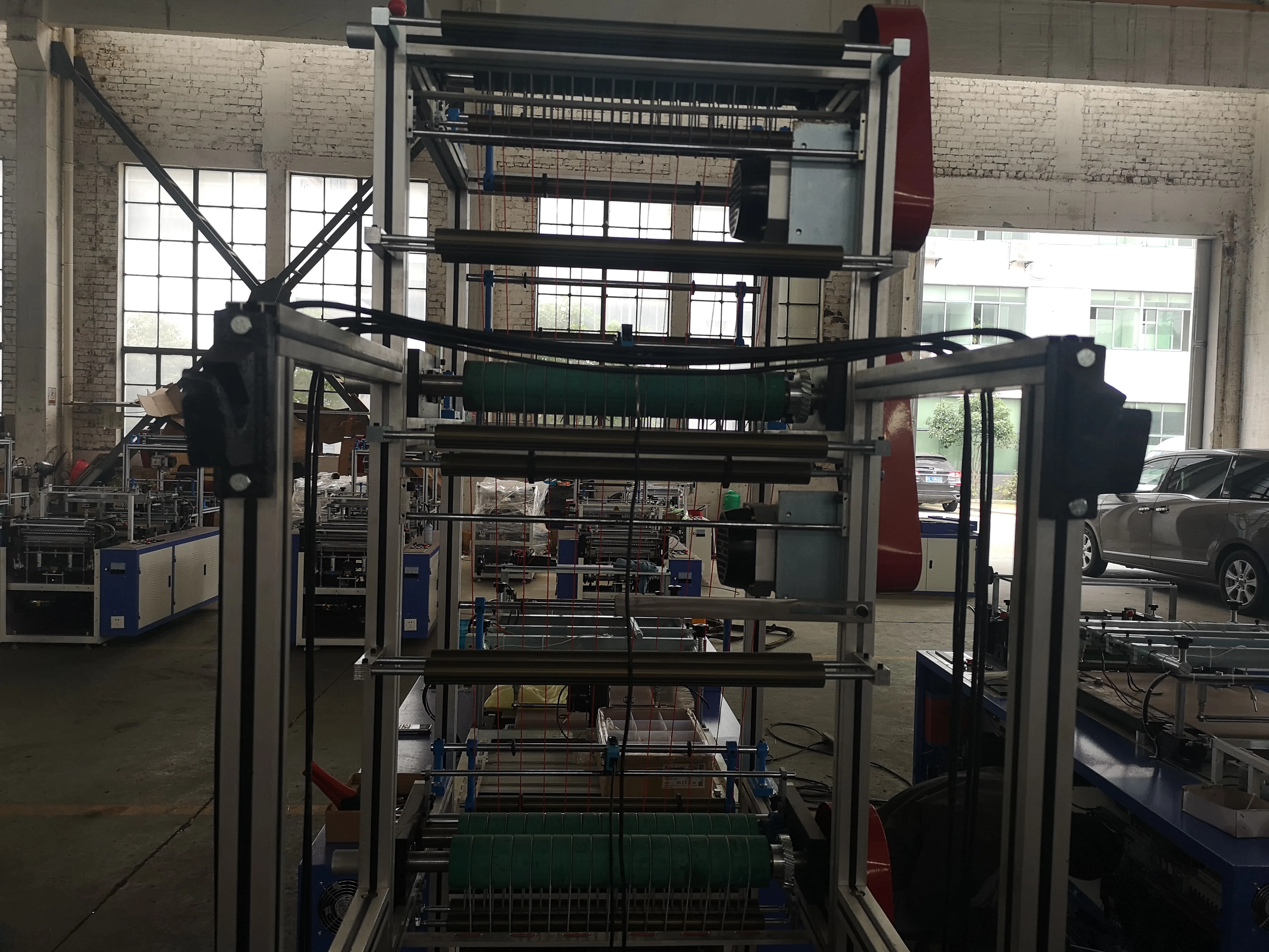 China full automatic plastic  glove manufacturing machine to make glove