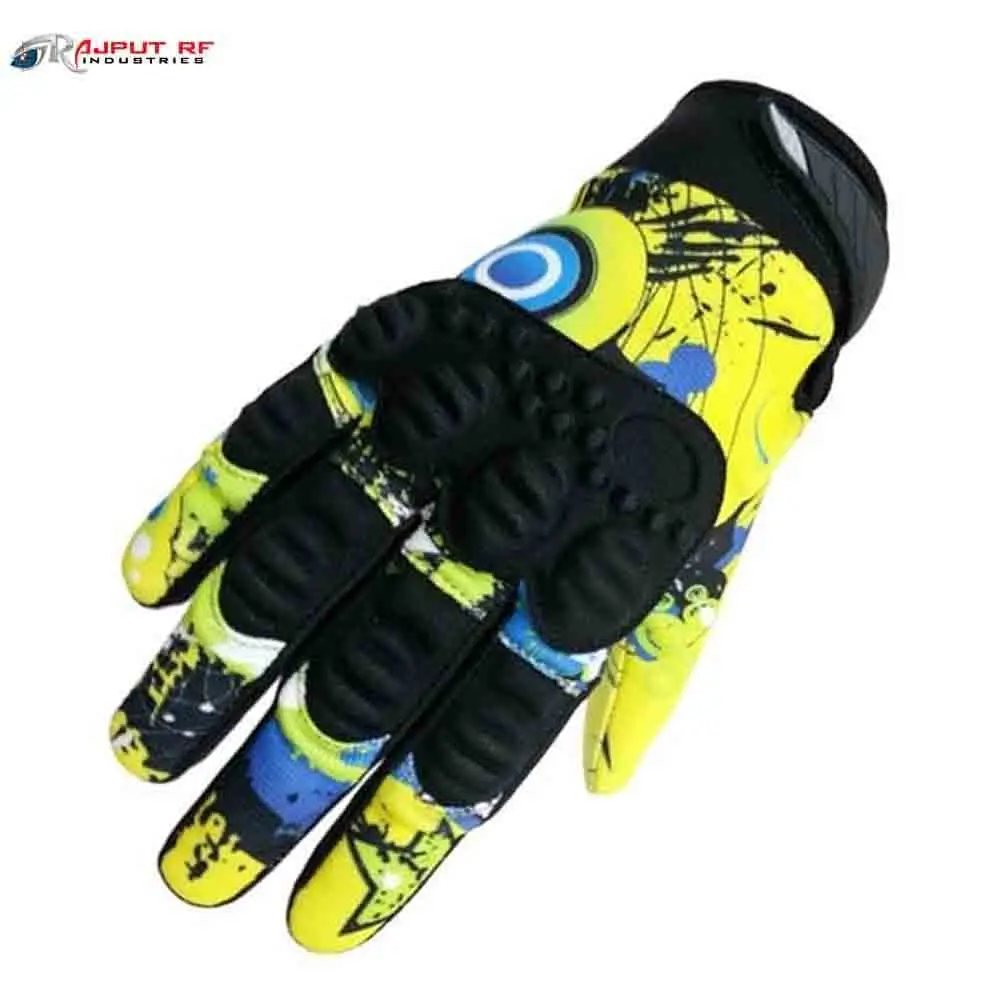 Motorcycle Racing Glove Made of High quality cowhide, goat leather & Foam Mesh protection custom