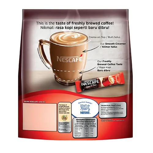 
Nescafe Original Blend and Brew Instant Coffee Powder Malaysia Wholesale 