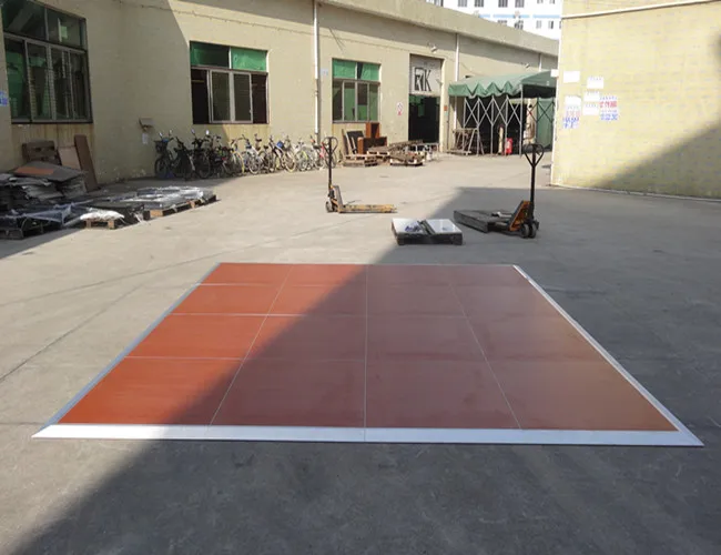 wood light up portable high quality dance floor