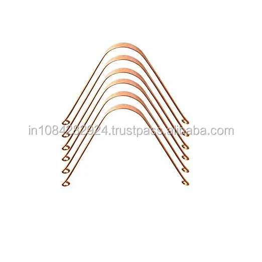 TONGUE SCRAPER AYURVEDIC PURE 100% COPPERS ANTIMICROBIAL TONGUE CLEANER