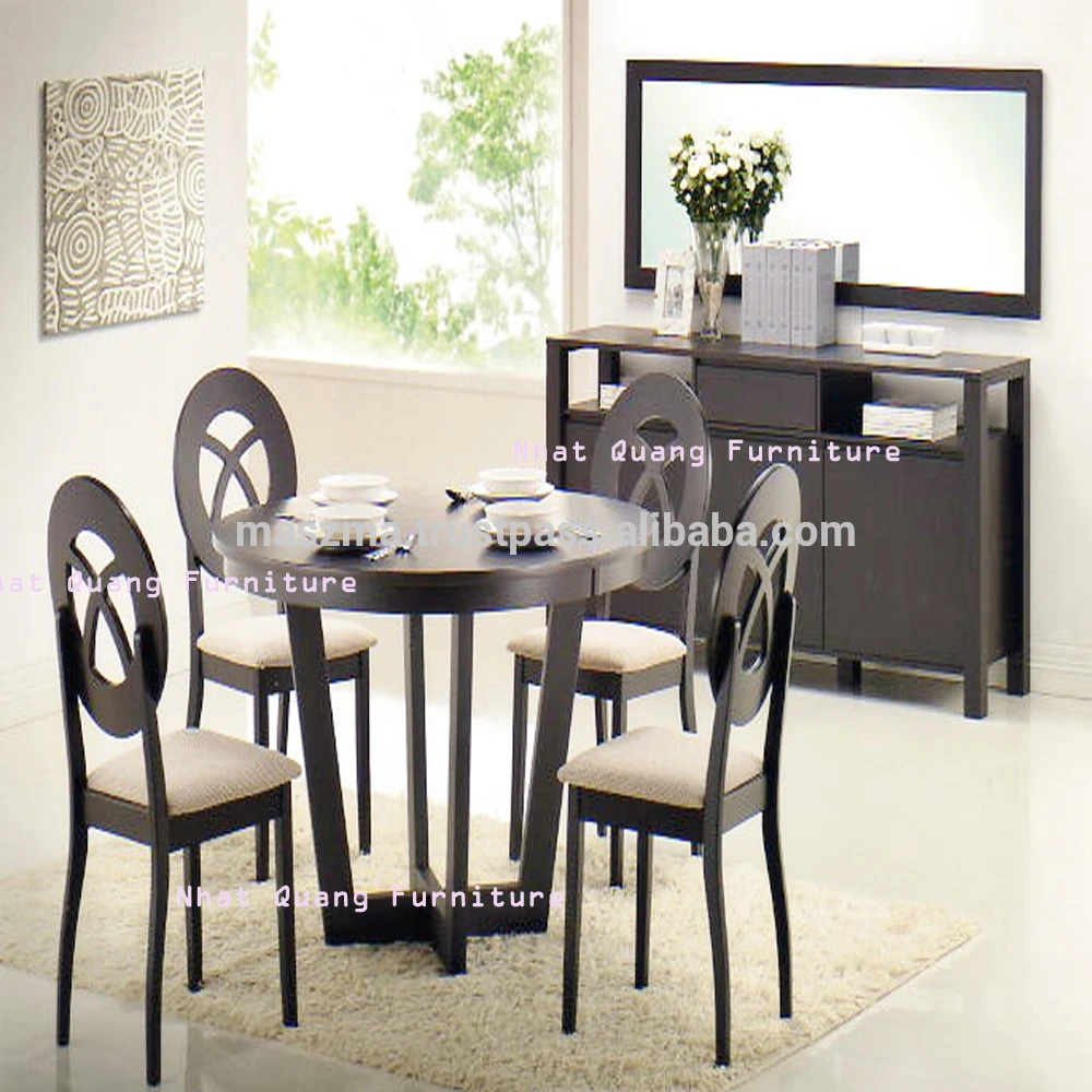 Wooden dining table set from Vietnam